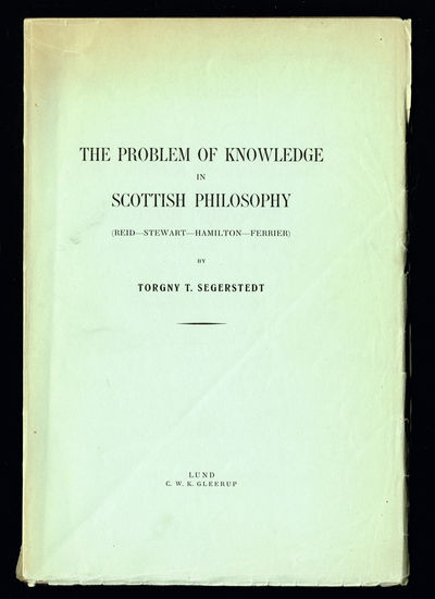The Problem of Knowledge in Scottish Philosophy.…