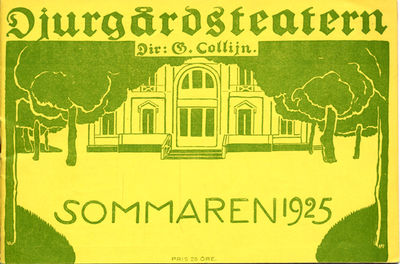 Djurgårdsteatern sommaren 1925.