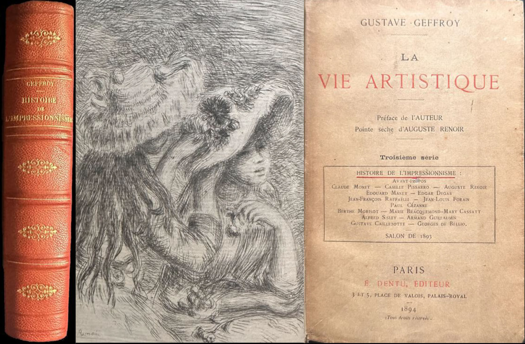 Renoir, Pierre-Auguste. La vie artistique, 3rd vol