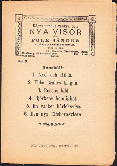 Några utsökt vackra och nya visor eller…