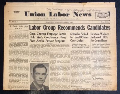 Union Labor News. Vol. 11 no. 4 (April 1947)