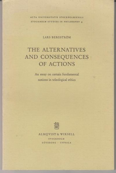 The Alternatives and Consequences of Actions. An…