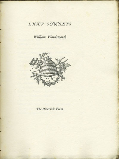 LXXV Sonnets