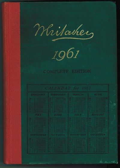An Almanack for the Year of our Lord 1961 by Joseph Whitaker - Hardcover -  1961 - from Ainsworth Books (SKU: 7429)