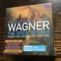 Wagner: The Great Operas from the Bayreuth Festival (33-CD Box Set) (Decca) (NEW) by Richard Wagner [Composer]; Karl Bohm [Conductor]; James Levine [Conductor]; Wolfgang Sawallisch [Conductor]; Silvio Varviso [Conductor]; Birgit Nilsson [Performer]; Leonie Rysanek [Performer]; Anja Silja [Performer]; Waltraud Meier [Performer]; Astrid Var - 2008-06-17