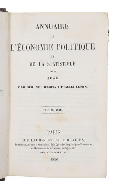 Des Crises commerciales. Considérées dans leurs rapports avec le mouvement des escomptes de la Banque, le développement de la population, des importations et des exportations, et le prix moyen des céréales. - [ANTICIPATING 'JUGLAR CYCLES'] (photo 2)