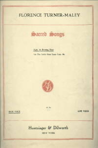 image of LIGHT AT EVENING TIDE FROM SACRED SONGS PIANO SHEET MUSIC