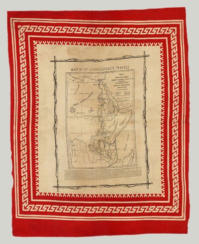 Map of Explorations in Eastern Equatorial Africa Shewing the Herald “Up-Nile” and Stanley-Livingstone Expeditions
