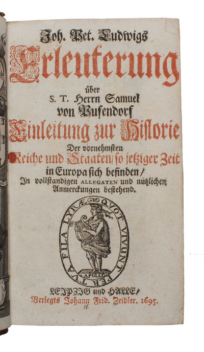 Erleuterung über S. T. Herrn Samuel Pufendorf Einleitung zur Historie der vornehmsten Reiche und Staaten. (photo 2)