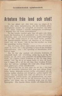 Arbetare från land och stad!