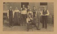 Late 1800s Cabinet Card Showing a Mixed-Race Group of Workers