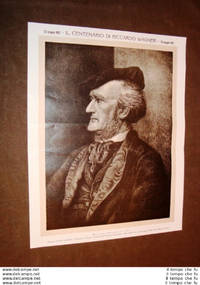 Stampa del 1913 Per i 100 anni dalla morte di Wilhelm Richard Wagner nel 1873