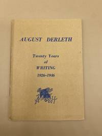 [H.P. Lovecraft] Lot of Nine Arkham House Press Catalogs. Together with two pieces of correspondence and a 1946 commemorative booklet issued at the twenty year anniversary of August Derlerth's first publication
