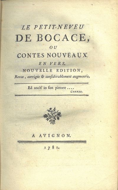Le petit-neveu de Bocace, ou contes nouveaux en…