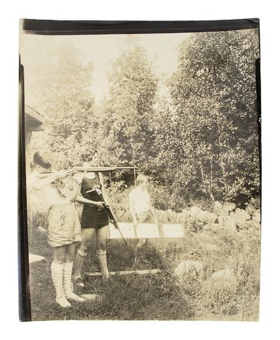 Collection of Eleven Photographs Taken at Camp Nyoda, Oak Ridge, New Jersey [many signed by Tarbox]