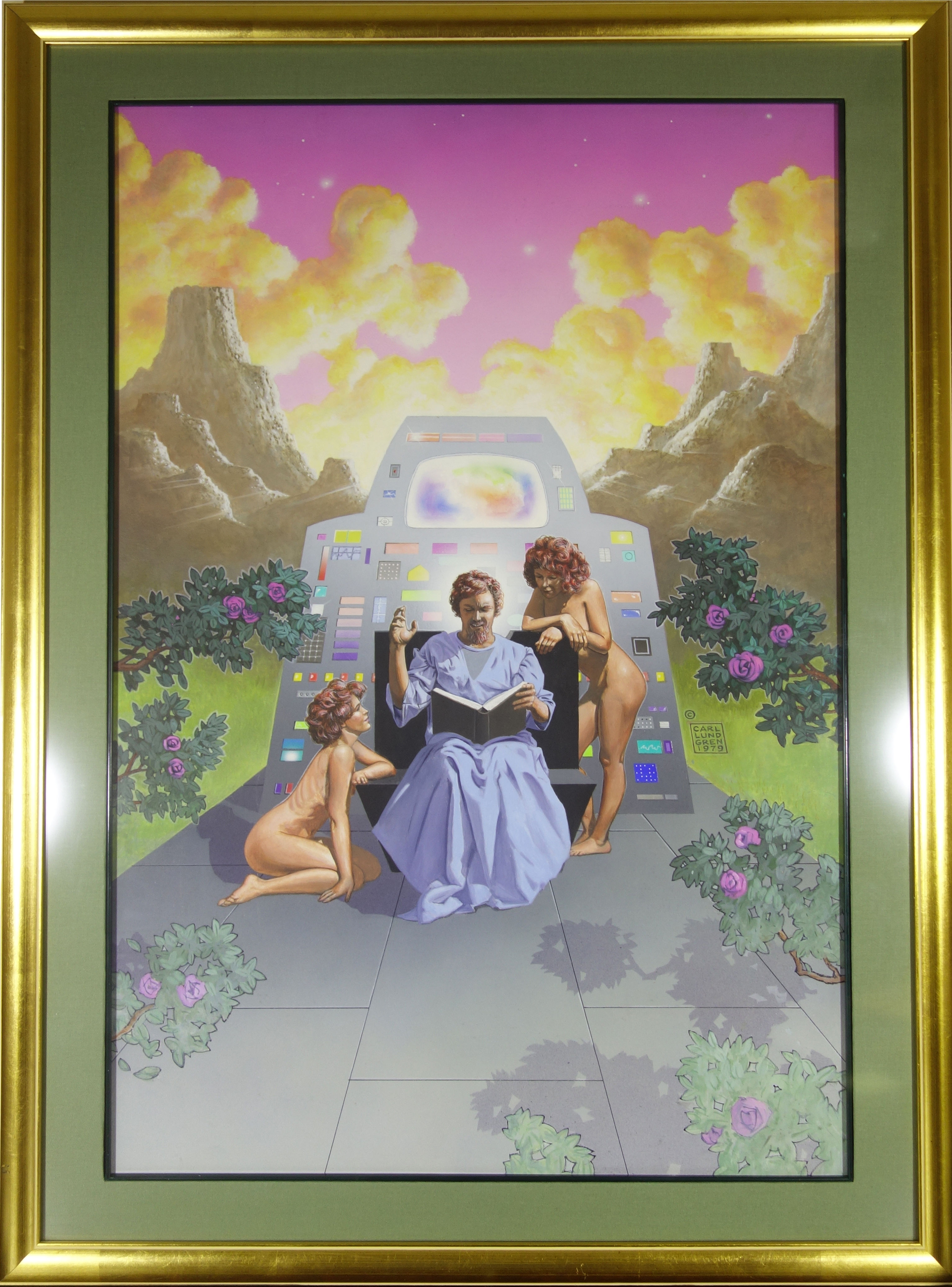 Original Art for Heinlein "Time Enough for Love" P