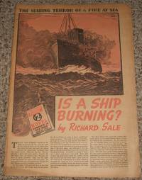 image of Is A Ship Burning? Sunday Supplement of The Philadelphia Record for April 23rd 1939
