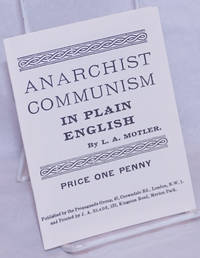 Anarchist Communism in Plain English