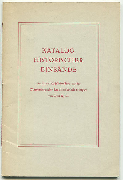Katalog historischer Einbände des 11. bis 20.…
