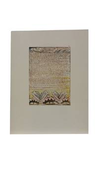 Individual Facsimile Prints from the Trianon Press; Jerusalem, Cunliffe Copy B, plate 22 by William Blake - from Archives Fine Books (SKU: 1174)