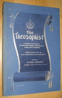 cover of The Theosophist November 1908