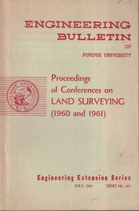 cover of Proceedings Of Conferences On Land Surveying (1960 And 1961)
