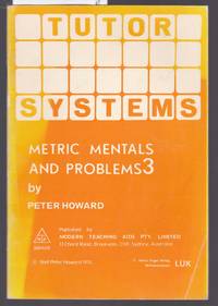 Tutor Systems : Metric Mentals and Problems 3 : For Use with  Tutor Systems 24 Tile Pattern Board