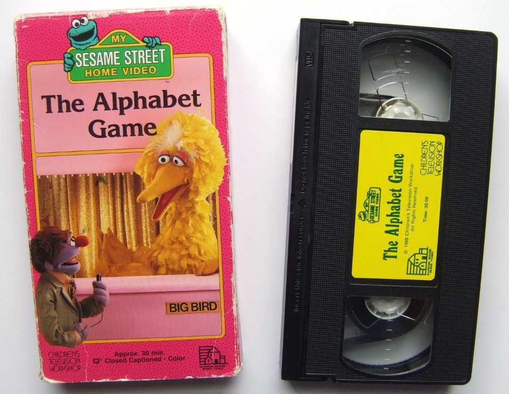 Sesame Street The Alphabet Game Vhs Video Pal A Rare vrogue.co