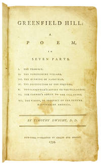 [Sammelband] Greenfield Hill [WITH] A Discourse, on the Genuineness and Authenticity of the New-Testament