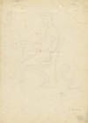 Original pencil sketch by the French artist Paul Jean Flandrin (1811-1902)