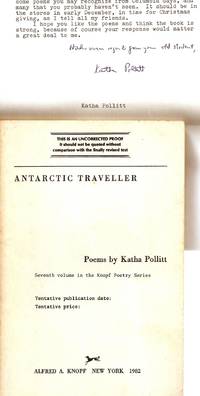 ANTARCTIC TRAVELLER. POEMS