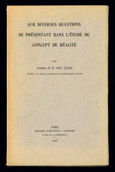Sur diverses questions se présentant dans l'étude…