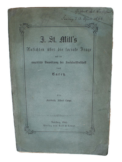 J. St. Mill’s Ansichten über die soziale Frage…