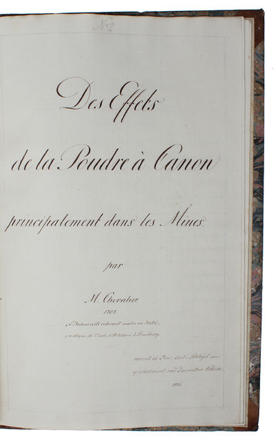 Abhandlung von den Minen und den Vortheilen die man zur Vertheidi gung der Festungen daraus ziehen kann (+) Des Effets de la Poudre á Canon principalement dans les Mines [Chevalier] (+) Erinnerung bey Herrn Belidors in dessen Nouveau Cours de Mathemat... (photo 3)