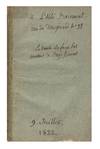 Catalogue d’un Choix précieux d’Estampes de célèbres Graveurs anciens et modernes…Recueils, Livres sur les Arts, Planches gravées et Dessins: Après le décès de… Précédé d’une Notice historique sur feu M. Bervic: Par F. L. Regnault-Delalande. Cette Vente se fera le Mardi 9 Juillet et jours suivans…