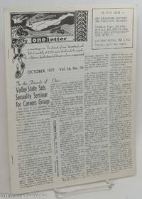 cover of One Letter: a news magazine for the friends of One vol. 16, #10, October 1971