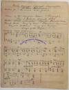 Frederick Nicolls Crouch, English Musician And Composer, Autographs Music Manuscript For His Famous Kathleen Mavourneen