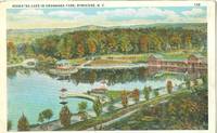 Hiawatha Lake in Onondaga Park, Syracuse, new York 1910-1920s unused Postcard de -