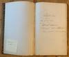 Manuscript Minute Book for the Tremont Savings Association, kept by Joseph Stoffler, of Tremont, Schuylkill County, Pennsylvania, Secretary of the Association, minutes written in German, 1877-1890