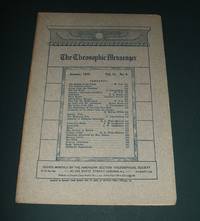 cover of The Theosophic Messenger January 1910