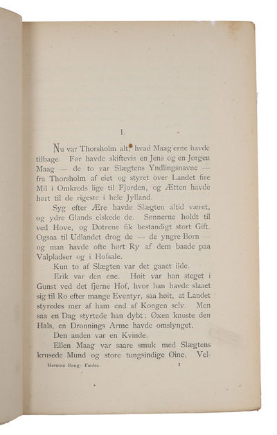 Fædra. Brudstykker af et Livs Historie. - [DEDIKATIONSEKSEMPLAR.] (photo 4)