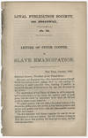 Peter Cooper's Letter to Lincoln Regarding Emancipation