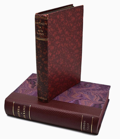 WE THE LIVING | ANTHEM (in original boards and custom slipcase) | THE FOUNTAINHEAD | ATLAS SHRUGGED; [All four novels published in her lifetime uniformly presented]