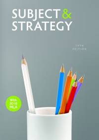 cover of Subject and Strategy : A Writer's Reader