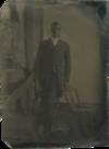 Tintype Portrait of a Formally Dressed African American Man, With Gold Jewelry, c. 1870s–1880s