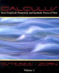 Calculus from Graphical, Numerical and Symbolic Points of View