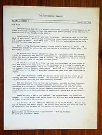 The Continuing Inquiry (newsletter re: JFK assassination) - VOL. 1, NO. 1