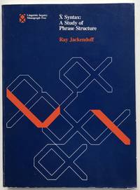 X Syntax: A Study of Phrase Structure (Linguistic Inquiry Monographs) -- Allen Newell's copy