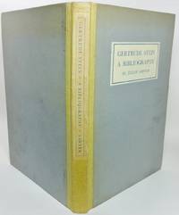 cover of GERTRUDE STEIN: A BIBLIOGRAPHY