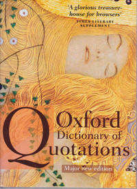 image of Oxford Dictionary of Quotations: Seventh Edition
